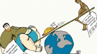 عکس کاریکاتورهای مفهومی روز جهانی غذا